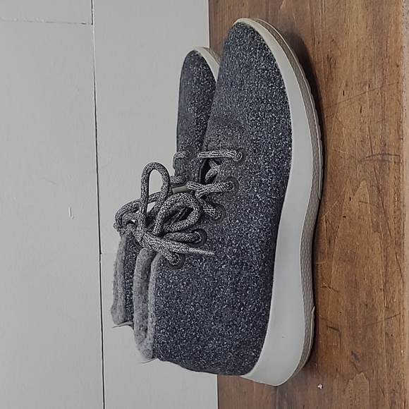 allbirds Grey WRUM Wool Runner Up Mizzles High Top Sneaker Women's sz 8 - Picture 4 of 10